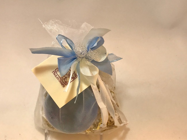 Blue Sacque with Lilac Soap & Bombe