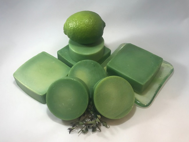 Lime Time Soap - 2.5 Oz Round Bar